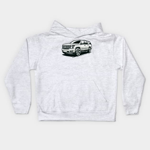 Chevrolet Kids Hoodie by Vehicles-Art